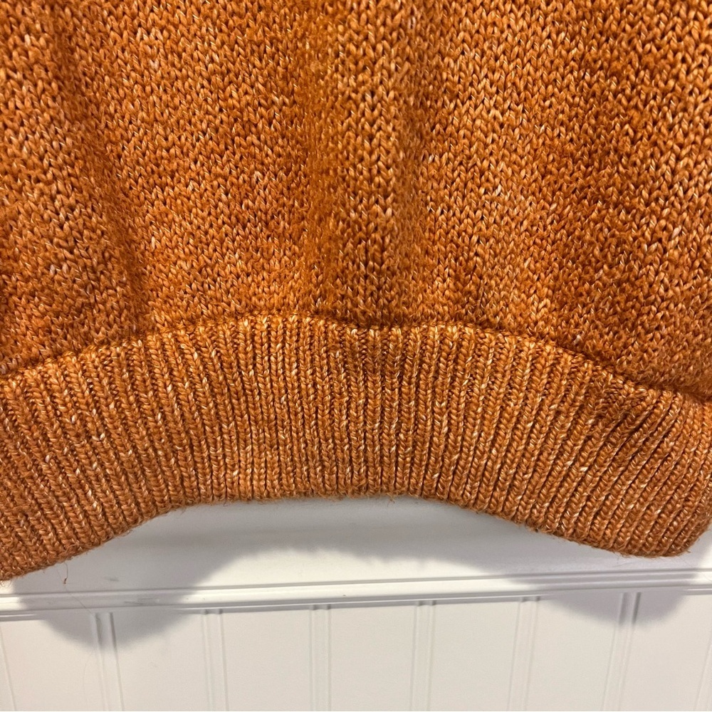 Aerie Earthy Warm Rust Mock Neck Sweater size medium - Picture 8 of 11